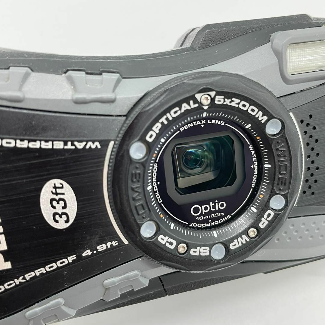 PENTAX(ペンタックス)のPENTAX タフネスデジカメ OPTIO WG-1 GPS グレー スマホ/家電/カメラのカメラ(コンパクトデジタルカメラ)の商品写真