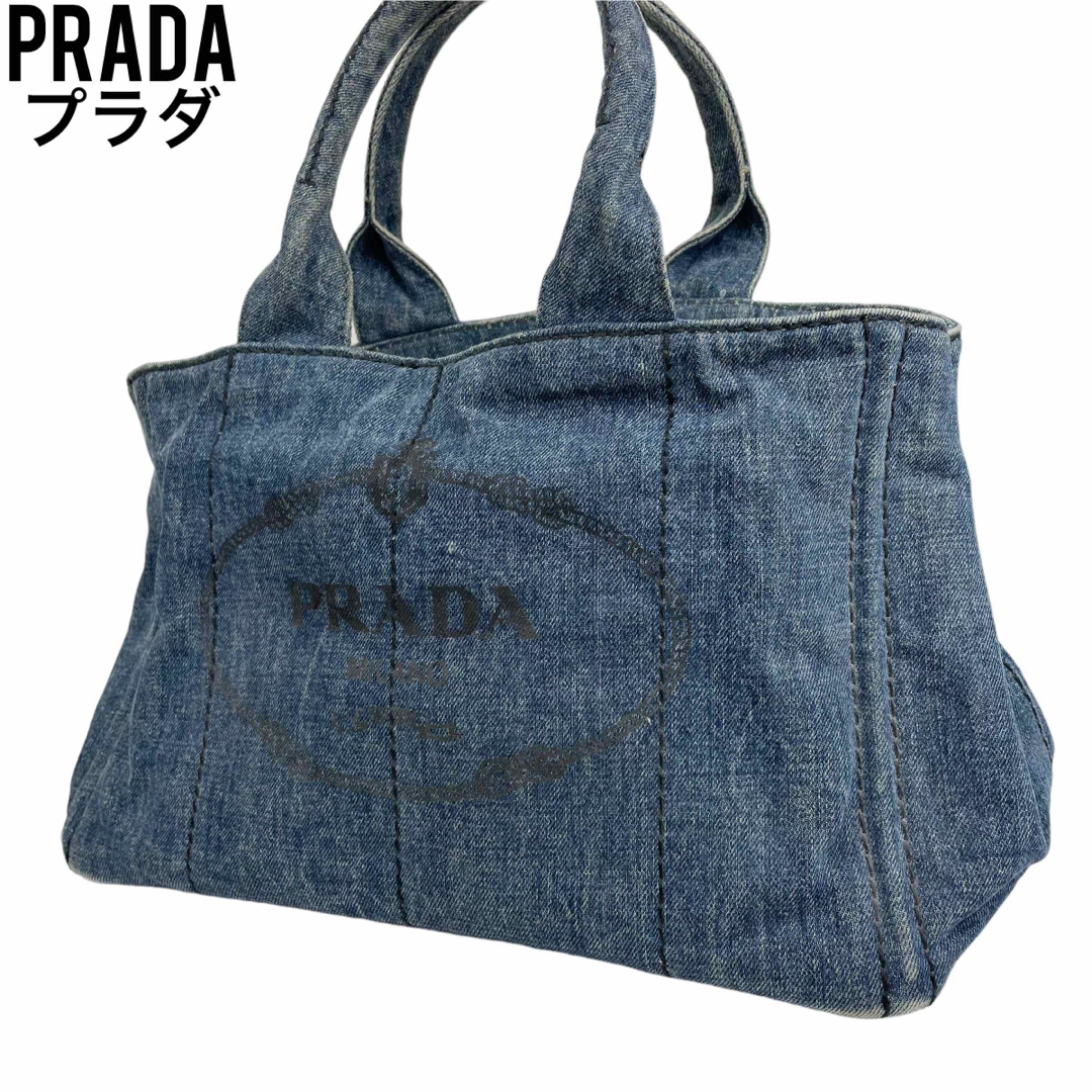 PRADA - ✨良品✨ PRADA プラダ ハンドバッグ カナパ キャンバス ...