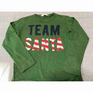 エイチアンドエム(H&M)のクリスマス　teamサンタ　ニット(ニット)