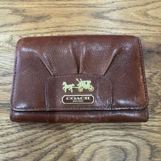 コーチ(COACH)のコーチ☆coach☆ヴィンテージ風二つ折り財布(折り財布)