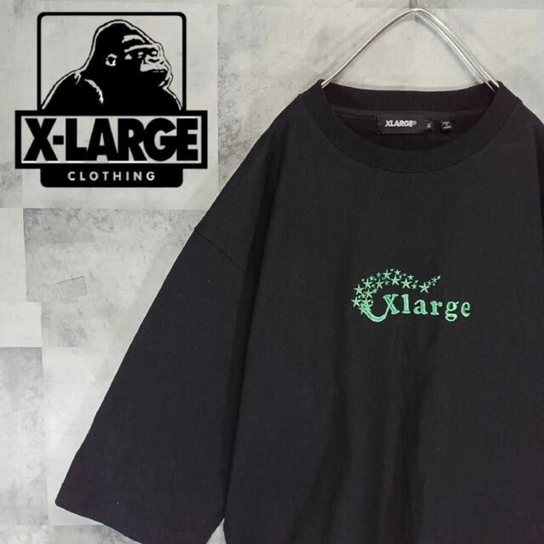Tシャツ/カットソー(半袖/袖なし)エクストララージ XLARGE Tシャツ ブラック XL メンズ ストリート