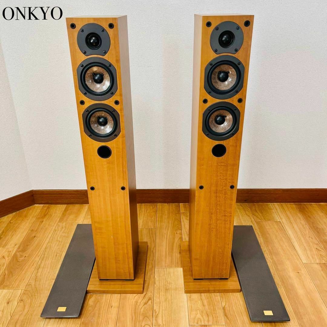 ONKYO - ONKYO D-105F スリムタイプ トールボーイ型スピーカーの+emeco.com