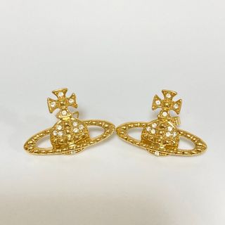 ヴィヴィアンウエストウッド(Vivienne Westwood)のヴィヴィアン　オーブピアス　ゴールド(ピアス)