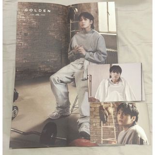 ボウダンショウネンダン(防弾少年団(BTS))のBTS JUNGKOOK GOLDEN ポスター ポスカ(アイドルグッズ)