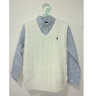 ポロラルフローレン(POLO RALPH LAUREN)のRALPH LAUREN(ラルフローレン) 　青系チェック柄長袖シャツ(Tシャツ/カットソー)