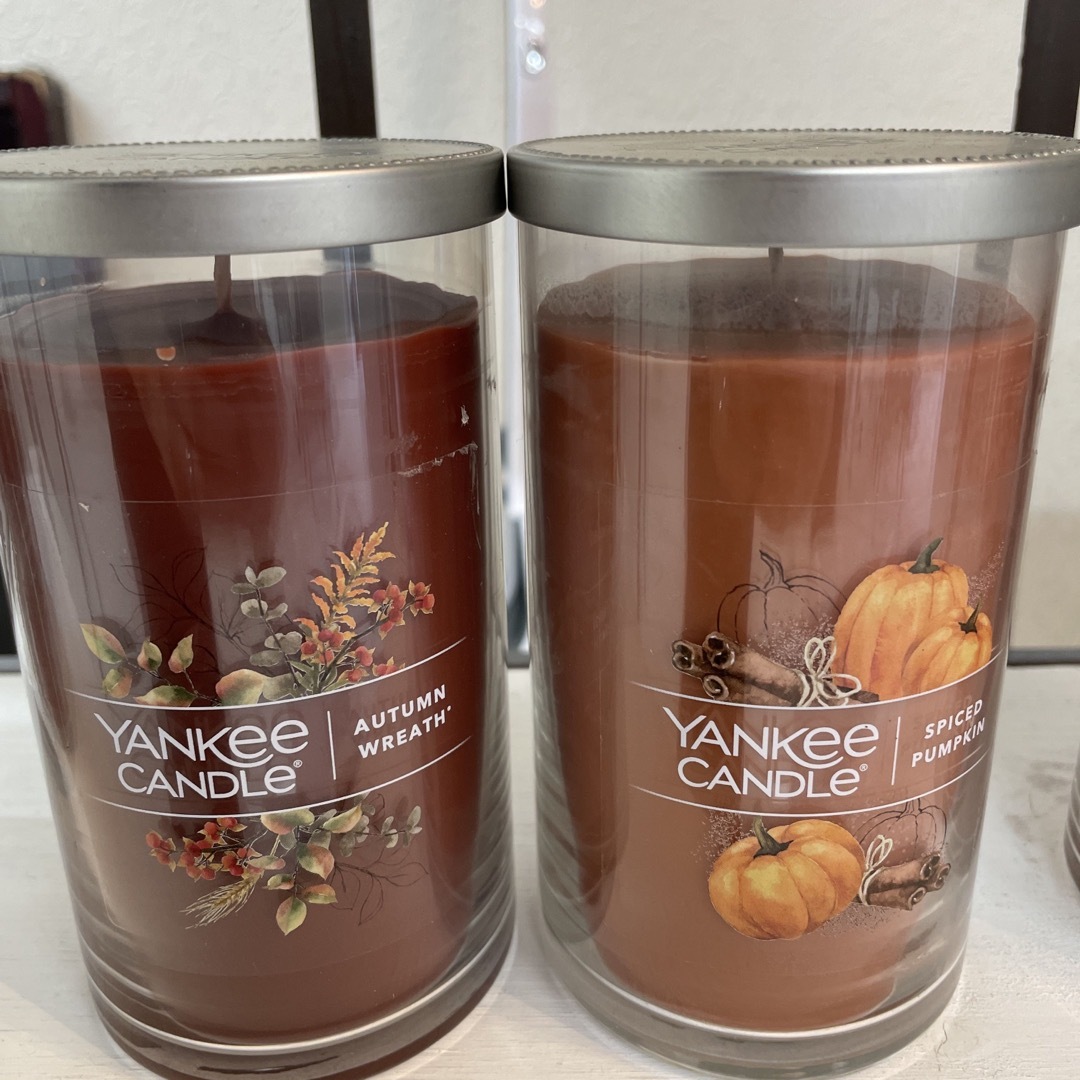 YANKee CANDLe(ヤンキーキャンドル)のヤンキーキャンドルセット ハンドメイドのインテリア/家具(アロマ/キャンドル)の商品写真