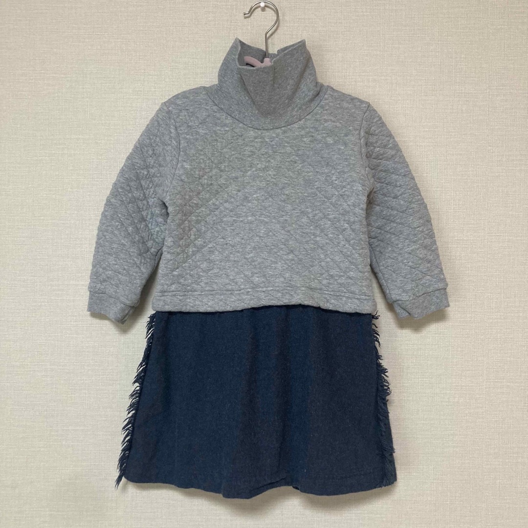 SHIPS(シップス)のSHIPSシップス　100cm ワンピース　女の子　冬　厚手　帰省　クリスマス キッズ/ベビー/マタニティのキッズ服女の子用(90cm~)(ワンピース)の商品写真