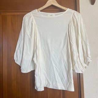 ビームス(BEAMS)のシフォン袖　トップス　ビームス(カットソー(長袖/七分))