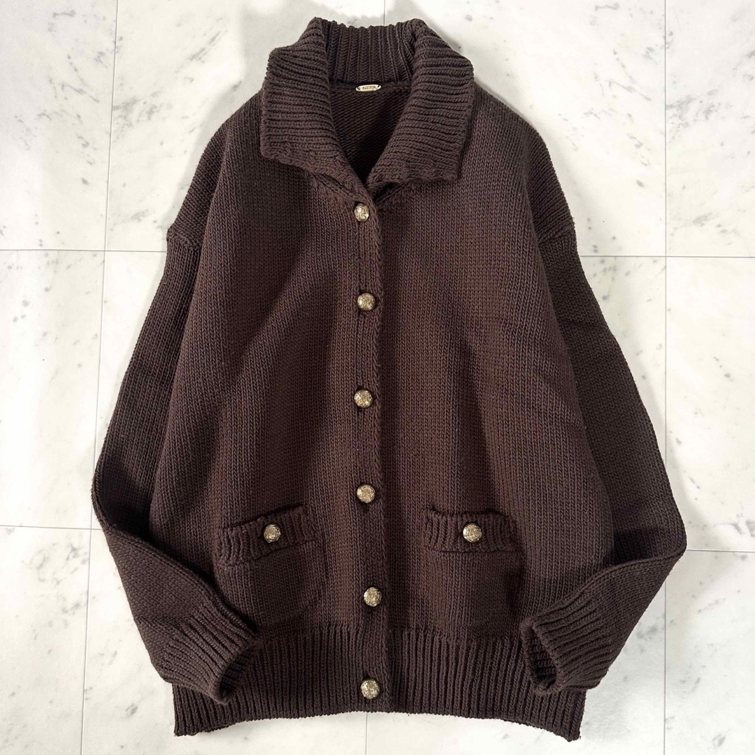 美品♪ドゥーズィエムクラス  French Merino カーディガン 金ボタン