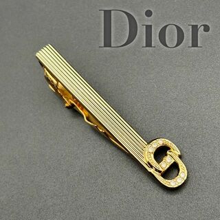 クリスチャンディオール(Christian Dior)のK26.Dior ネクタイピン ロゴ スタッズ ゴールド(ネクタイピン)