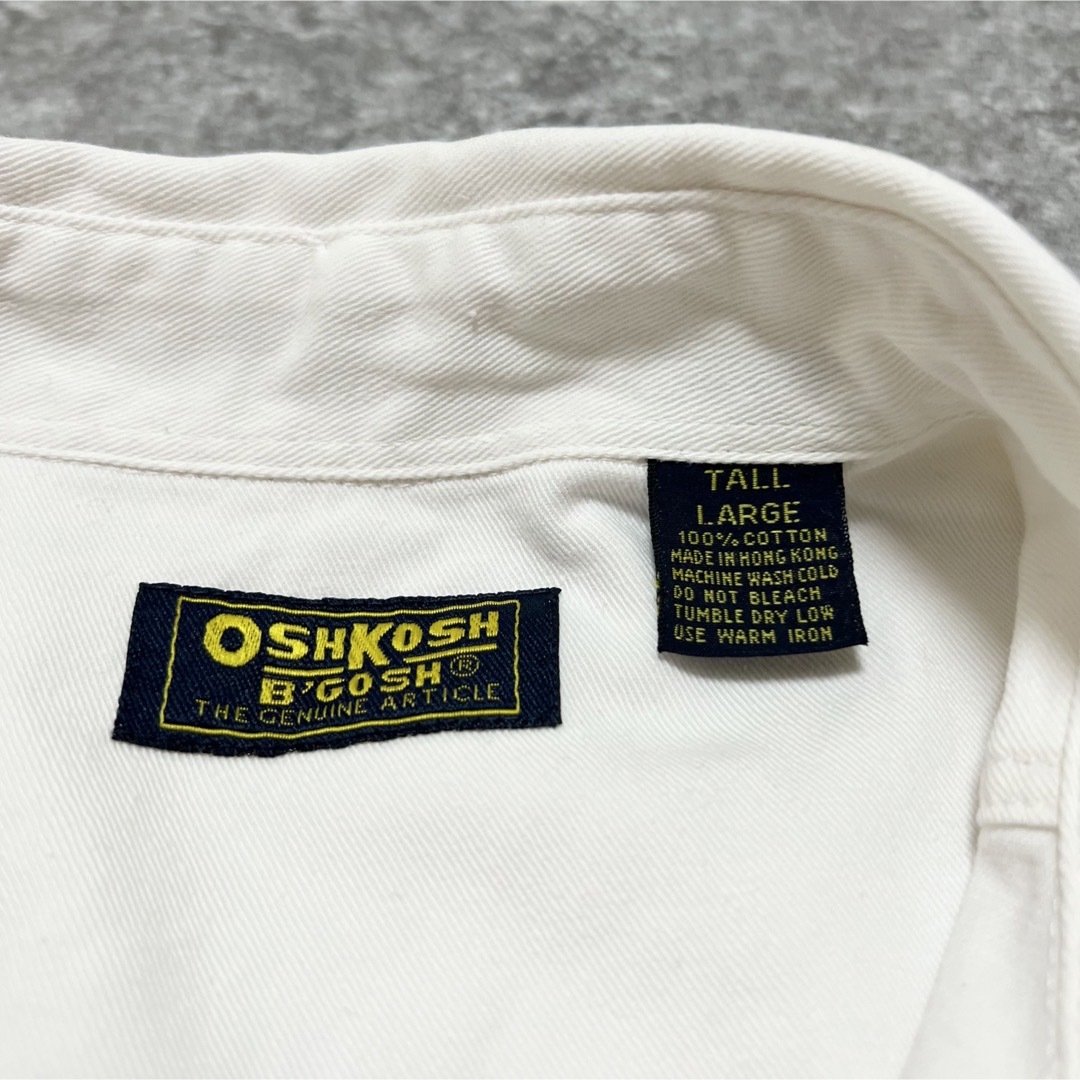 OshKosh(オシュコシュ)のオシュコシュOSHKOSH☆ネイティブ柄刺繍入りダブルポケットシャツ 90s メンズのトップス(シャツ)の商品写真