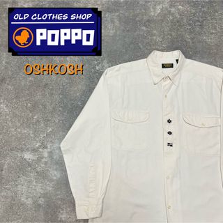 オシュコシュ(OshKosh)のオシュコシュOSHKOSH☆ネイティブ柄刺繍入りダブルポケットシャツ 90s(シャツ)