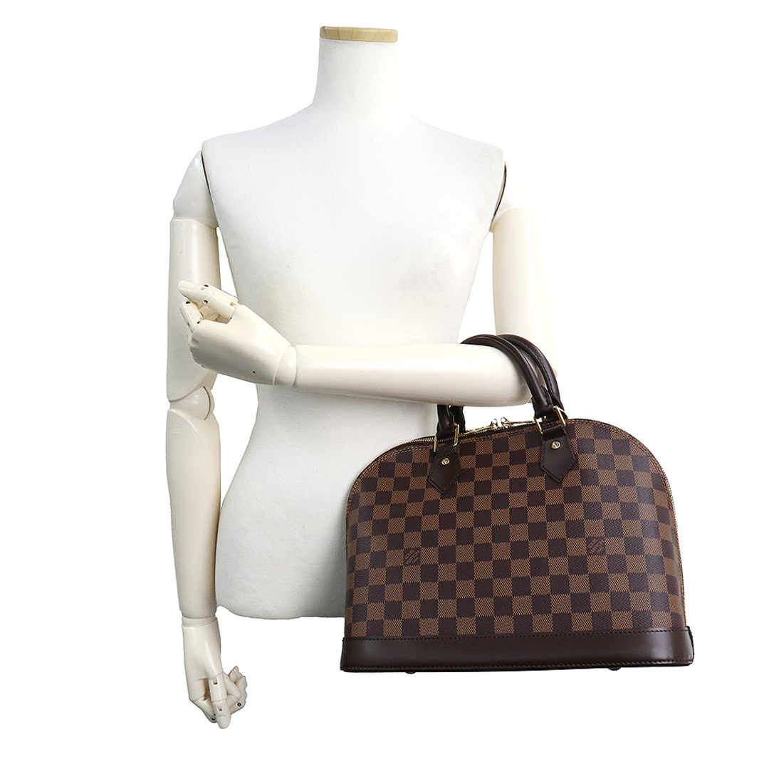 ルイ ヴィトン アルマ PM ハンドバッグ ダミエ レザー ブラウン 茶 ゴールド金具 N53151 LOUIS VUITTON（未使用　展示品）