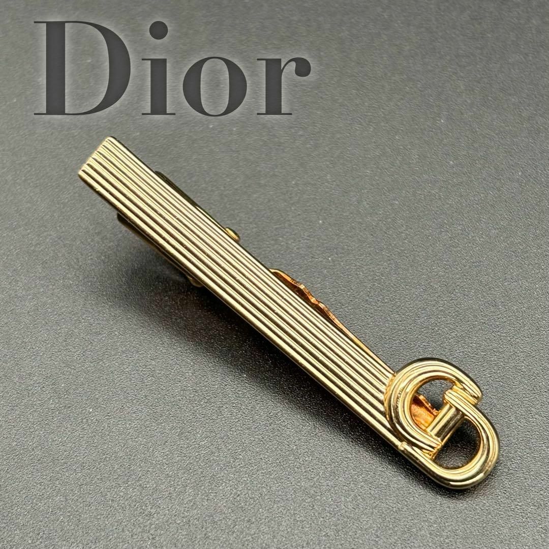 《美品》Christian Dior ネクタイピン ディオール ゴールド