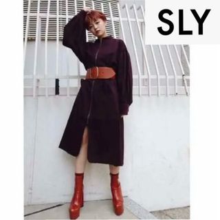 スライ(SLY)のSLY VOLUME SLEEVE LONG BZ  ボルドー(ブルゾン)