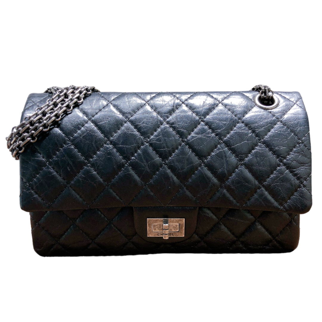 シャネル CHANEL 2.55マトラッセチェーンショルダー A37586 カーフ エイジドカーフ レディース ショルダーバッグ約15cmマチ