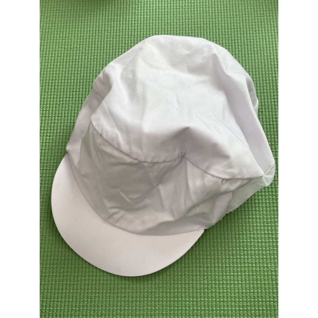 衛生キャップ　白　調理師帽 コック帽 衛生帽 給食帽 厨房用帽子 レディースの帽子(その他)の商品写真