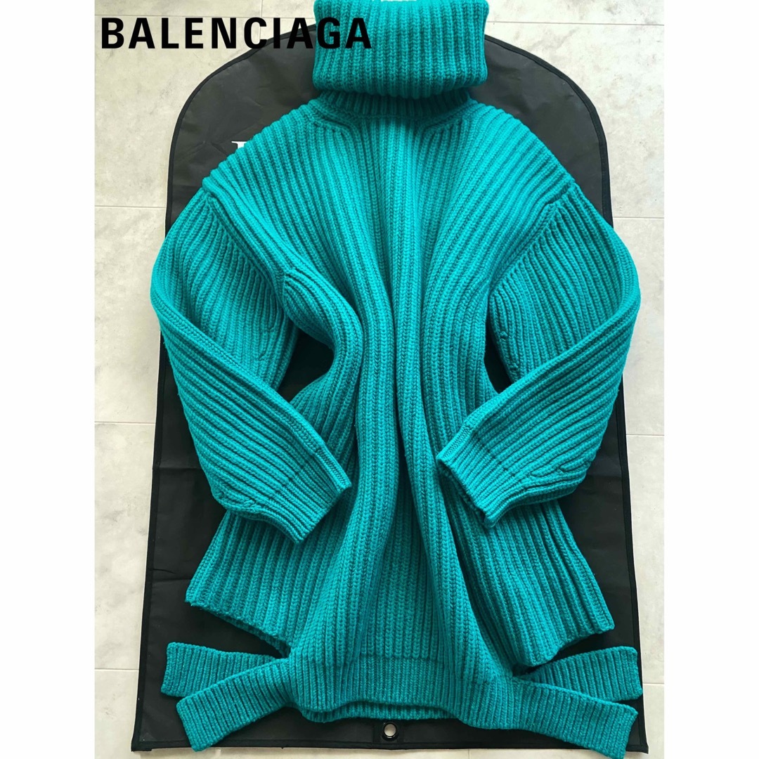 BALENCIAGA 肉厚 ロングスリーブ タートルニット セーター