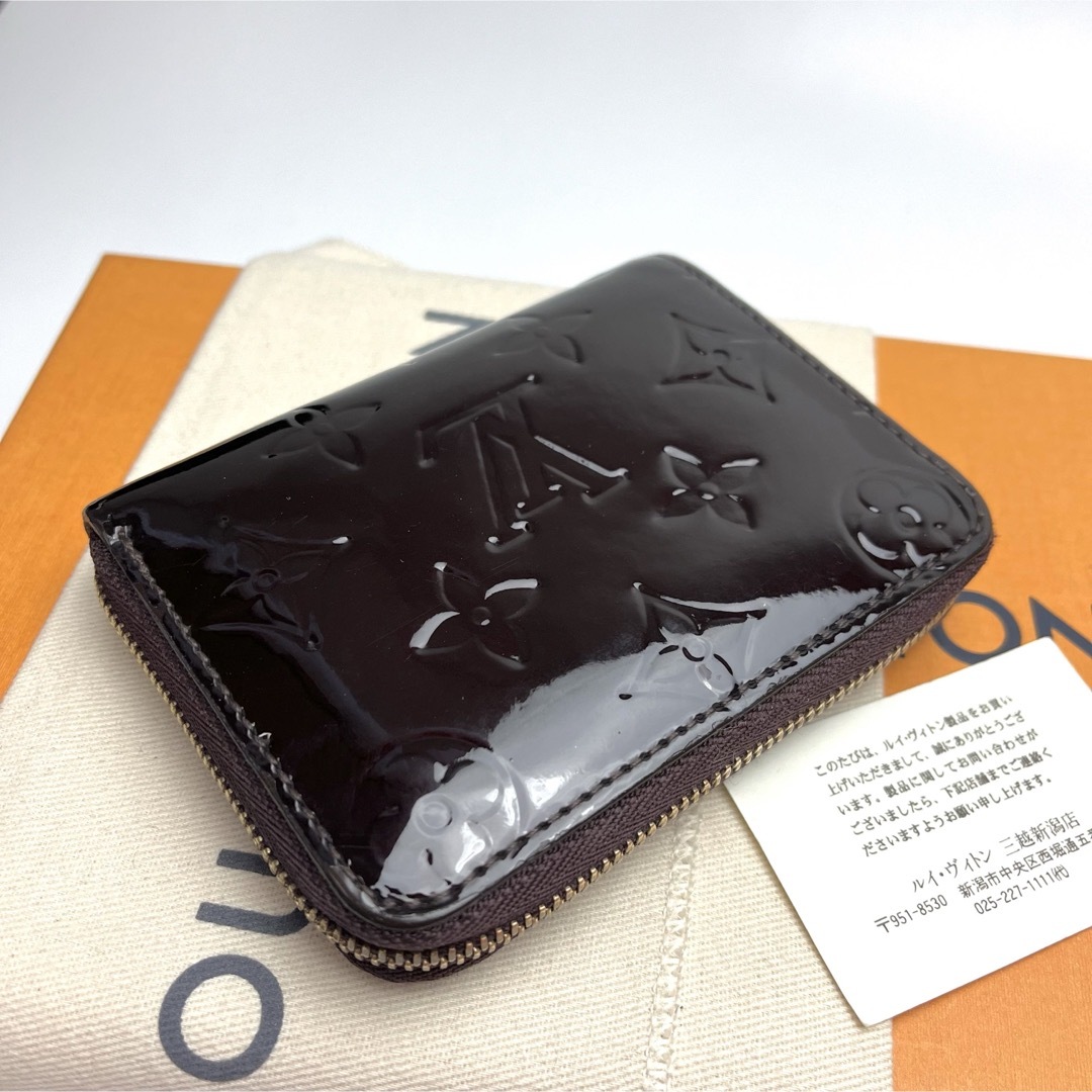 LOUIS VUITTON(ルイヴィトン)の鑑定済 ルイヴィトン ヴェルニ ジッピーコインパース ミニ財布 レディースのファッション小物(財布)の商品写真