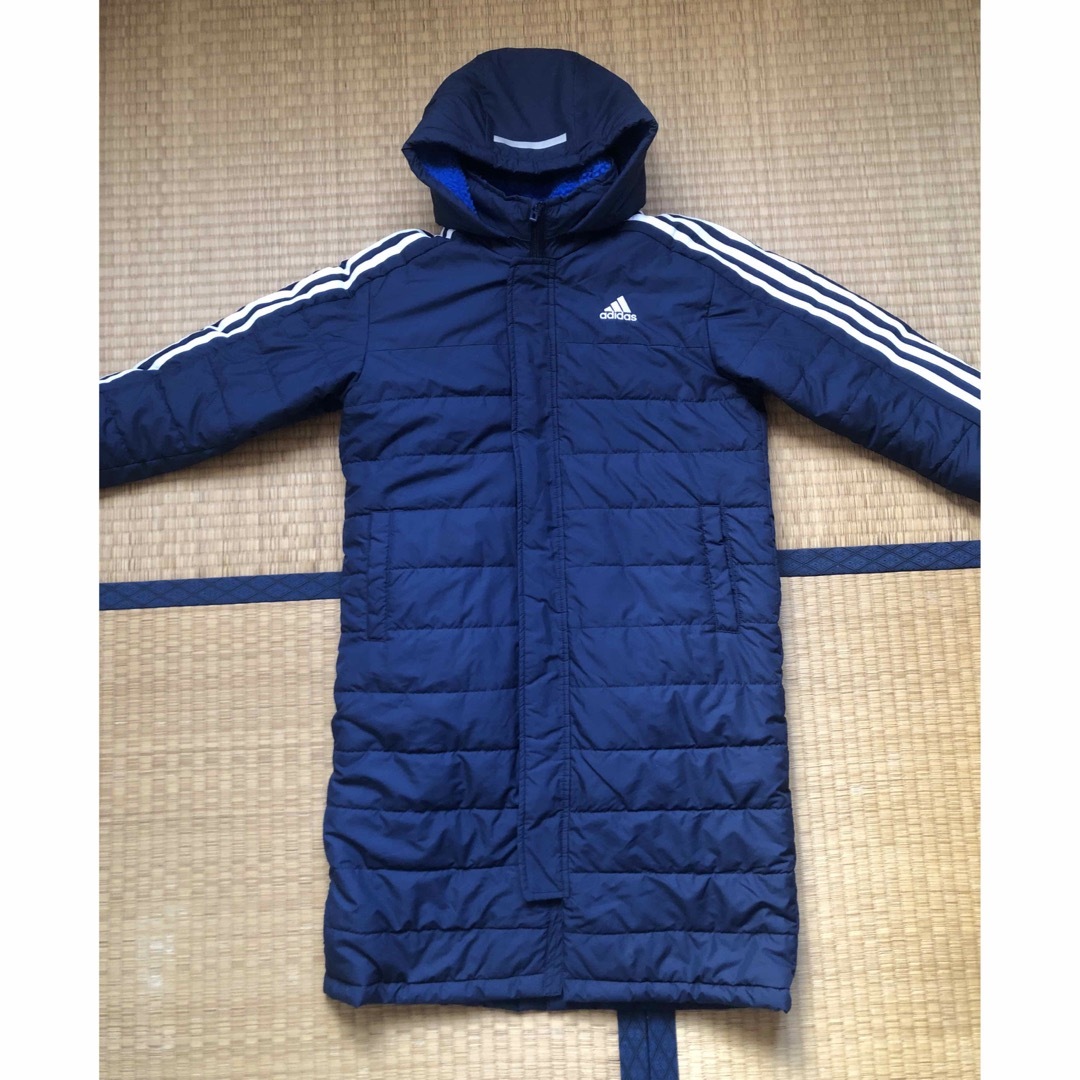 adidas - アディダス ベンチコート 140 紺の通販 by mayun's shop