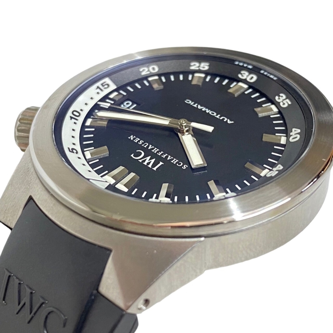 インターナショナルウォッチカンパニー IWC アクアタイマー IW354807 ブラック SS/純正ベルト/純正尾錠 メンズ 腕時計