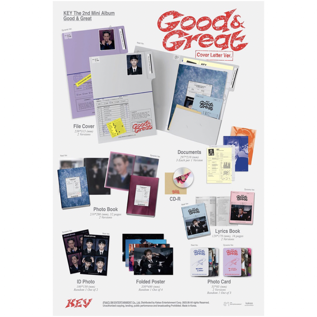 SHINee(シャイニー)のSHINee KEY Good&Great 新品未開封 匿名配送 エンタメ/ホビーのCD(K-POP/アジア)の商品写真