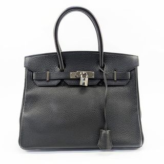 エルメス(Hermes)のHERMES エルメス バーキン 30 トゴ ハンドバッグ トゴ ブラック □G刻印 シルバー金具 レディース【中古】【送料無料】(ハンドバッグ)