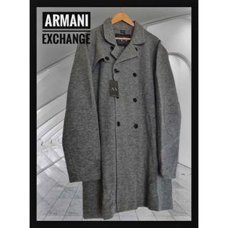 アルマーニエクスチェンジ(ARMANI EXCHANGE)のARMANI EXCHANGE  ニットジャケットコート 新品未使用品(ピーコート)