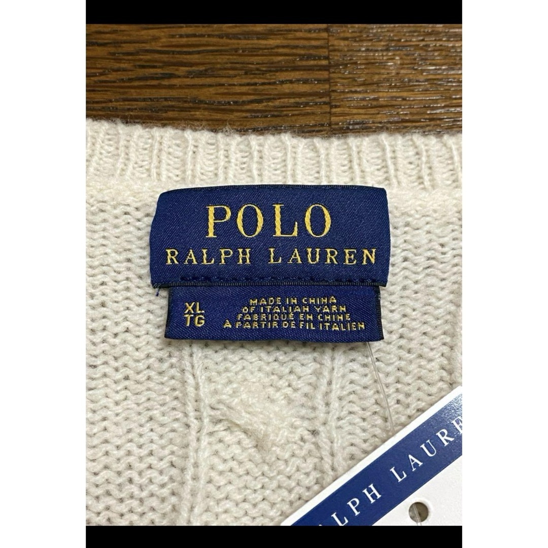 POLO RALPH LAUREN(ポロラルフローレン)の【新品】 最高級 カシミヤ混 ラルフローレン ニット セーター  NO1642 レディースのトップス(ニット/セーター)の商品写真