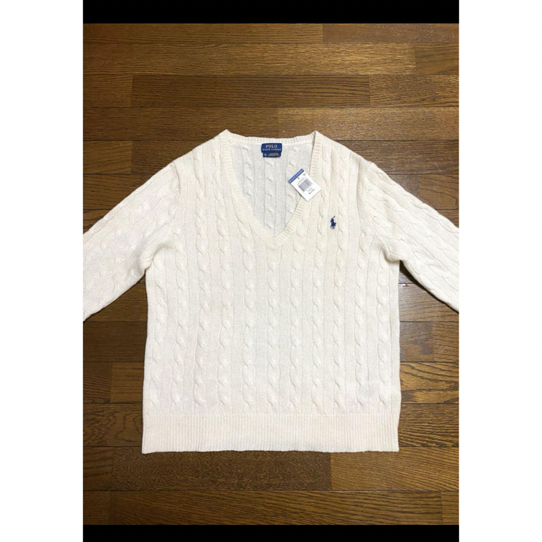 POLO RALPH LAUREN(ポロラルフローレン)の【新品】 最高級 カシミヤ混 ラルフローレン ニット セーター  NO1642 レディースのトップス(ニット/セーター)の商品写真