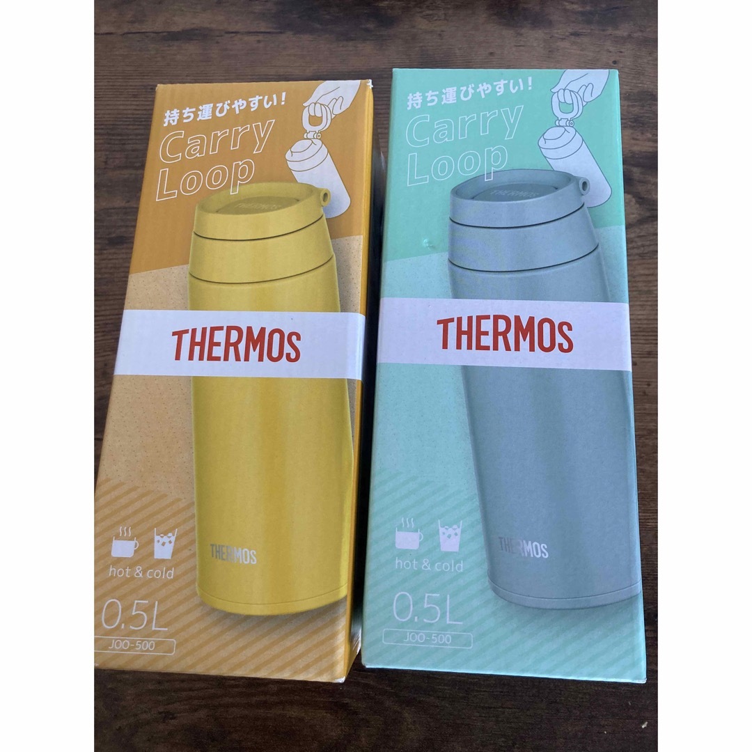 THERMOS(サーモス)の【新品】THERMOS水筒　0.5L 2個セット キッズ/ベビー/マタニティの授乳/お食事用品(水筒)の商品写真