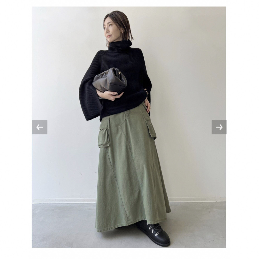 L'Appartement DEUXIEME CLASSE(アパルトモンドゥーズィエムクラス)のマディソンブルー　CARGO LONG SKIRT REMAKE LBS   レディースのスカート(ロングスカート)の商品写真