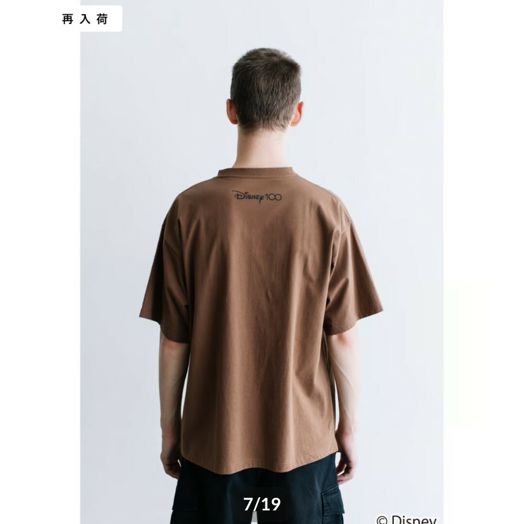 wcj ミッキー Tシャツ ブラウン ディズニー 100 コラボ 未開封 wcj ミッキー Tシャツ ブラウン ディズニー 100 コラボ 未開封