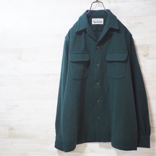 ワコマリア(WACKO MARIA)のWACKOMARIA 19AW Wool Open Collar Shirt-M(シャツ)