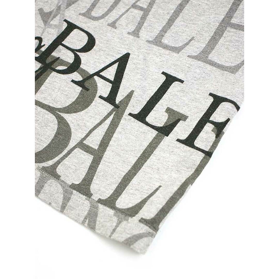 BALENCIAGA バレンシアガ 19AW BB Logo Tee ロゴ刺繍プリントTシャツ グレー XS