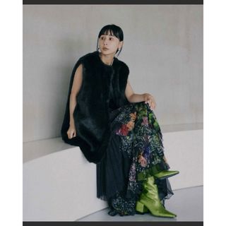 アメリヴィンテージ(Ameri VINTAGE)の正規Ameriアメリ UND DARIA TIERED PLEATS SKIRT(ロングスカート)