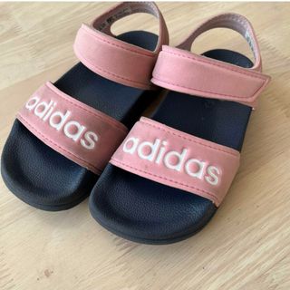 adidas サンダル　ピンク　女の子　17㎝(サンダル)