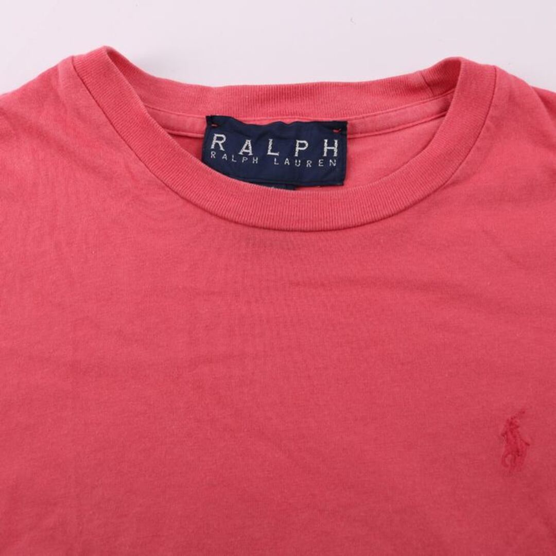 POLO RALPH LAUREN(ポロラルフローレン)のポロ・ラルフローレン Tシャツ 半袖 コットン100% ポニーロゴ  トップス レディース Mサイズ ピンク POLO RALPH LAUREN レディースのトップス(Tシャツ(半袖/袖なし))の商品写真