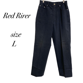 【Red River】センタープレス パンツ Lサイズ カジュアル 日本製(カジュアルパンツ)