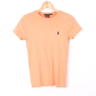 ラルフローレン(Ralph Lauren)のラルフローレン Tシャツ 半袖 コットン100% ポニーロゴ  トップス メンズ Mサイズ オレンジ RALPH LAUREN(Tシャツ/カットソー(半袖/袖なし))