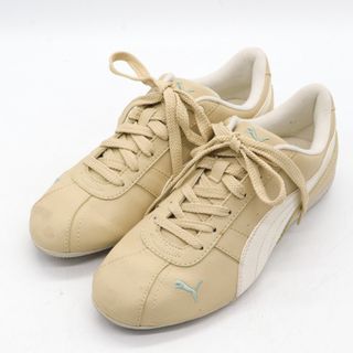 プーマ(PUMA)のプーマ スニーカー フェリーチェ 348947 ローカット シューズ 靴 レディース 22.5cmサイズ ベージュ PUMA(スニーカー)