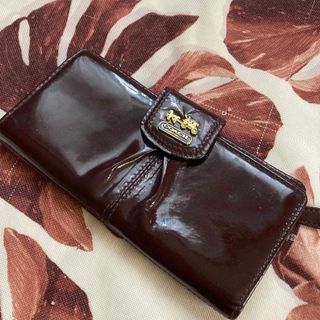 コーチ(COACH)のコーチエナメル長財布(財布)