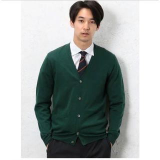 ユナイテッドアローズグリーンレーベルリラクシング(UNITED ARROWS green label relaxing)のベーシック ハイゲージ Vネック カーディガン (カーディガン)