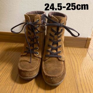 ホーキンス(HAWKINS)のショートブーツ 美品！24.5～25cm(ブーツ)