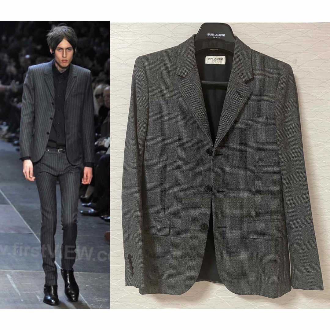 saint laurent paris 2016a/w ブラックジャケット 44