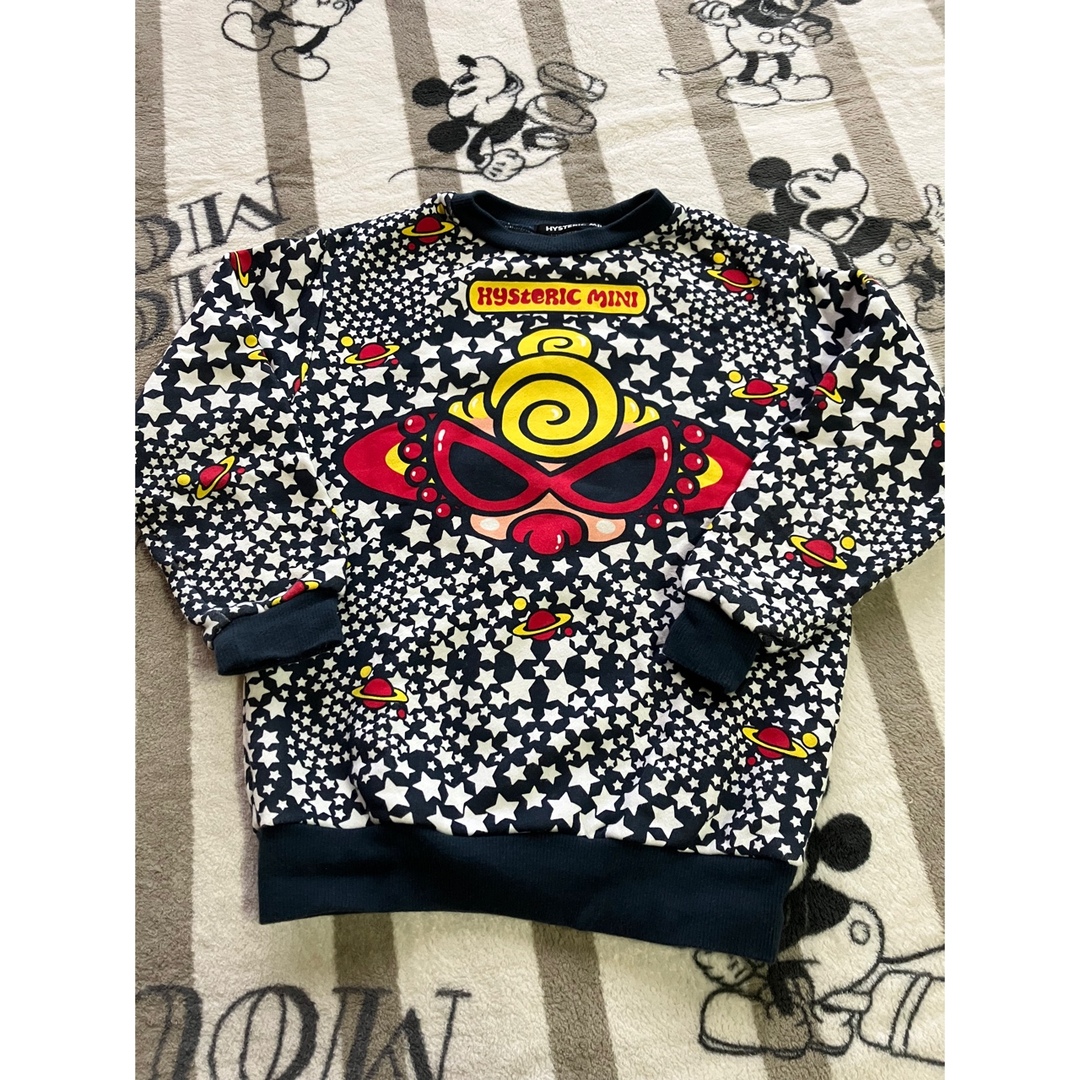 HYSTERIC MINI(ヒステリックミニ)のヒステリックミニ 宇宙トレーナー キッズ/ベビー/マタニティのキッズ服女の子用(90cm~)(Tシャツ/カットソー)の商品写真