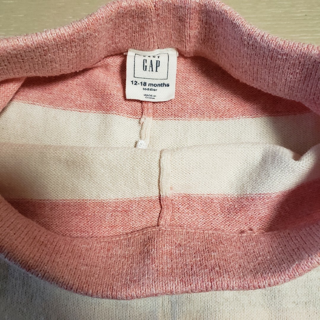 babyGAP(ベビーギャップ)のbaby GAP ボーダーニットレギンス キッズ/ベビー/マタニティのベビー服(~85cm)(パンツ)の商品写真