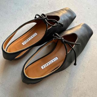 PIPPICHIC - 【PIPPICHIC】SQUARE TOE FLAT SHOES の通販 by フラン's