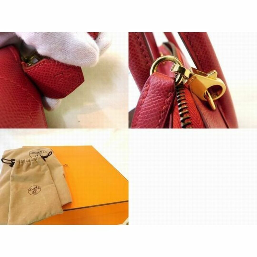 美品 エルメス 2WAY バッグ □ ボリード 35 クシュベル ルージュ 美品 エルメス 2WAY バッグ □ ボリード 35 クシュベル ルージュ