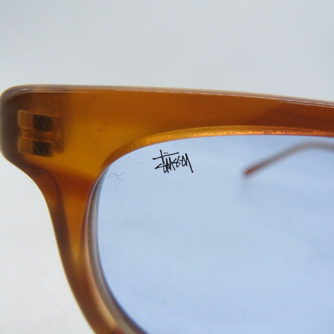 90s STUSSY EYEGEAR RICHIE BLACK BLUE